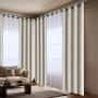 SET 4 CORTINAS: 2 CORTINAS 100% BLACKOUT BEIGE + 2