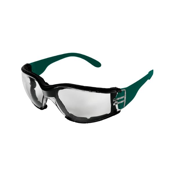 LENTE DE SEGURIDAD ECO MICA CLARA CON SELLO DE ESPUMA