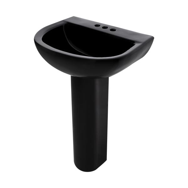 LAVABO PEDESTAL NEGRO NEO URREA