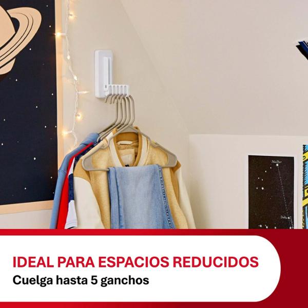 GANCHO PLEGABLE PARA ROPA COMMAND, 1 GANCHO Y 4 TIRAS ADHESIVAS. | The ...
