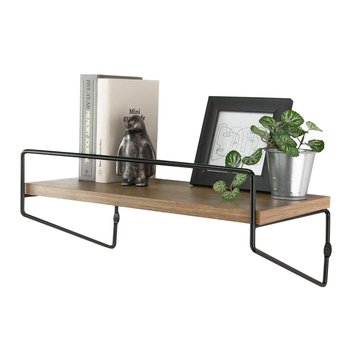 Repisa reversible nogal 21x38.70 cm