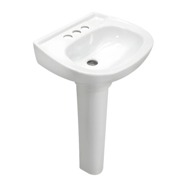 LAVABO 4" Y PEDESTAL MAGNOLIA