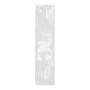 MURO CERÁMICO DOVER WHITE GLOSSY 7.5 X 30 CM BLANCO