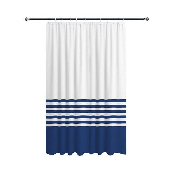 CORTINA DE BAÑO PEVA IMPRESA RAYAS