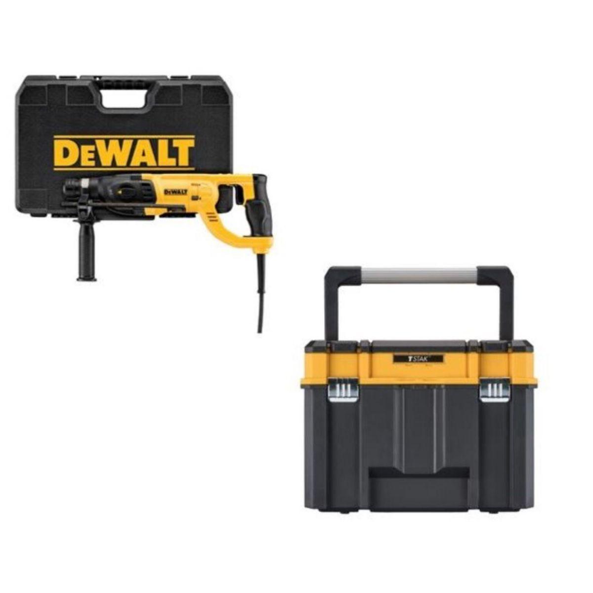 Combo rotomartillo sds plus y caja de herramientas 17” tstak