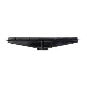 Coladera rectangular con rejilla de acero inoxidable URREA