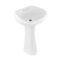 PAQUETE LAVABO PEDESTAL CON MEZCLADORA Y ELEMENTOS DE INSTALACIÓN ORION