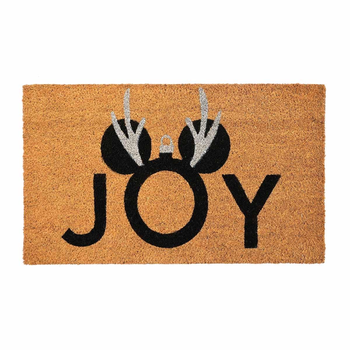 Tapete de entrada de coco disney joy welcome 40 x 60 cm