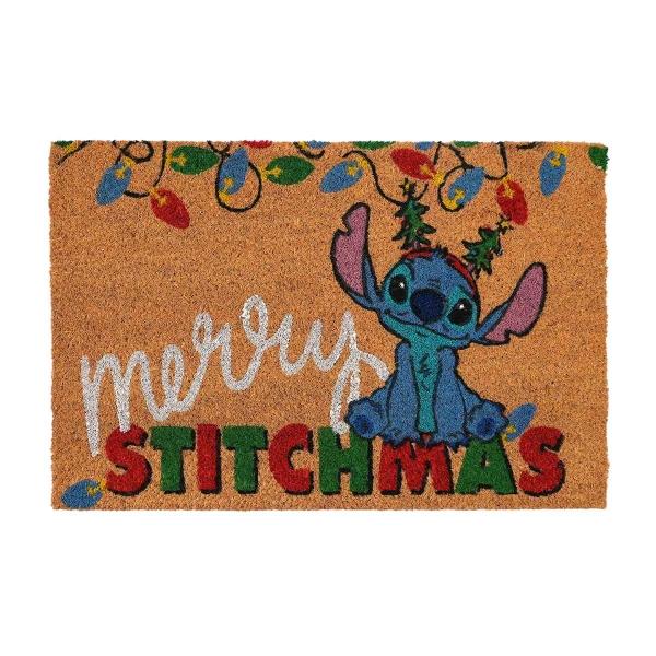 TAPETE DE ENTRADA DE COCO DISNEY MERRY STITCHMAS 40 X 60 CM