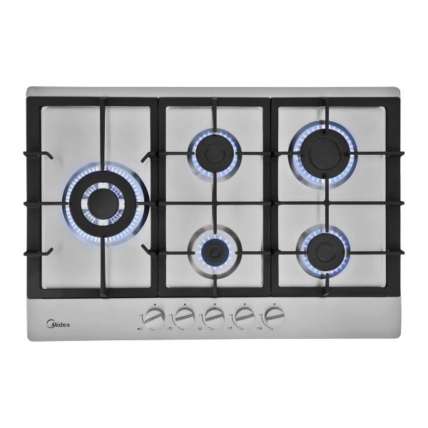 PARRILLA A GAS MIDEA ACERO INOXIDABLE 76 CM