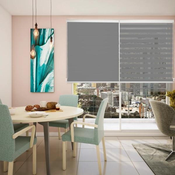 PERSIANA DUO TRASLUCIDA 1.4 X 2.2 GRIS