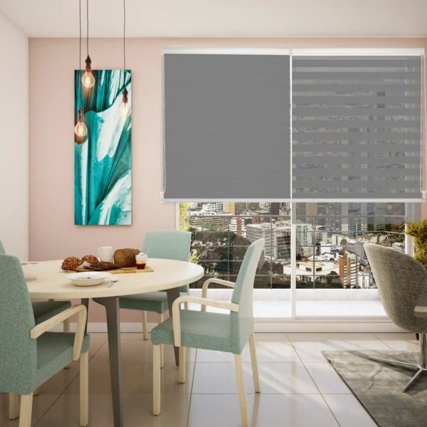 PERSIANA DUO TRASLUCIDA 2 X 2.2 GRIS