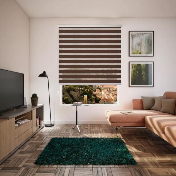 PERSIANA DUO TRASLUCIDA 1.4 X 2.2 CHOCOLATE