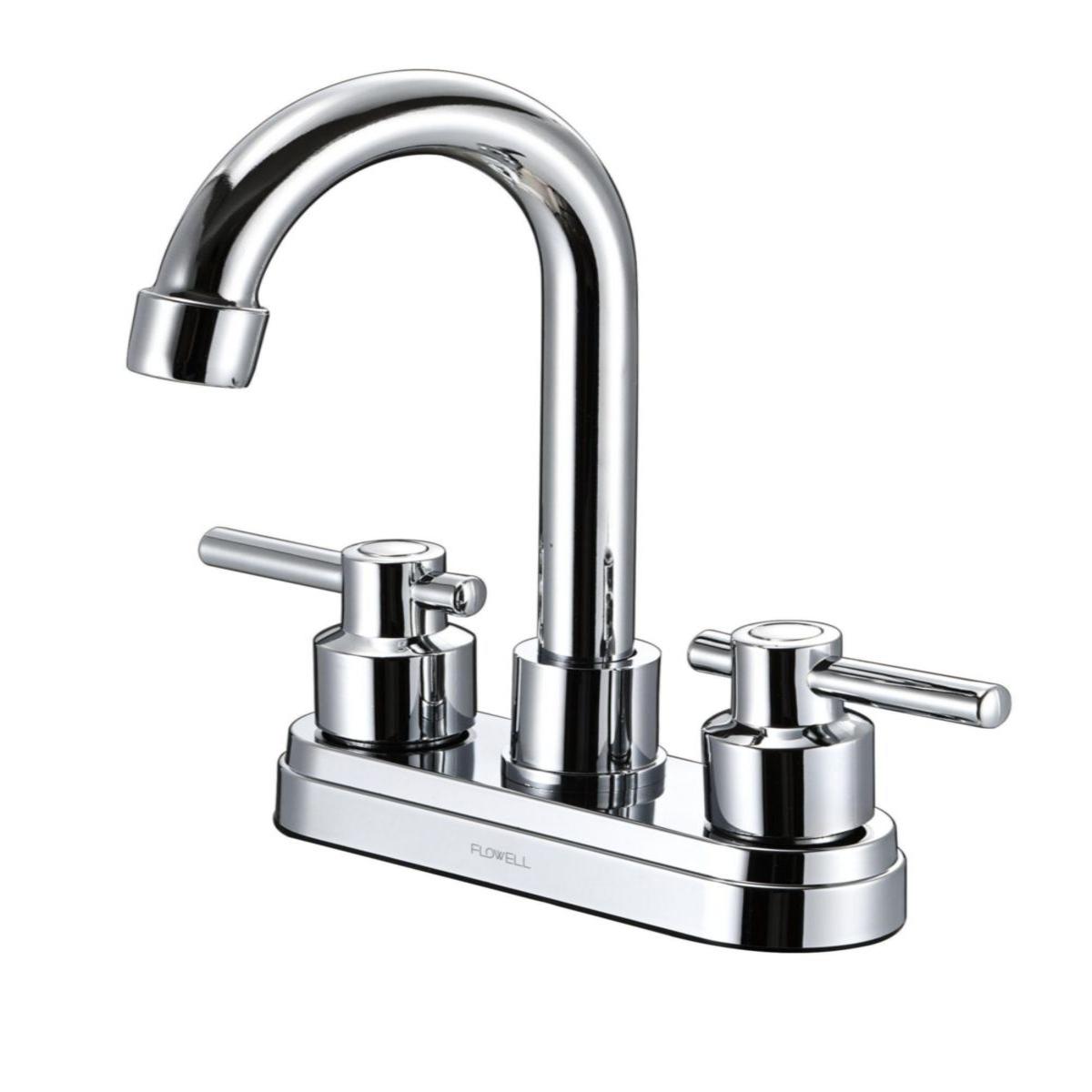 Llave mezcladora para baño cromada lucerna