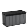 DEPÓSITO HORIZONTAL DARWIN DE 570 LITROS GRIS 142.5 x 65.3 x 78.2 CM