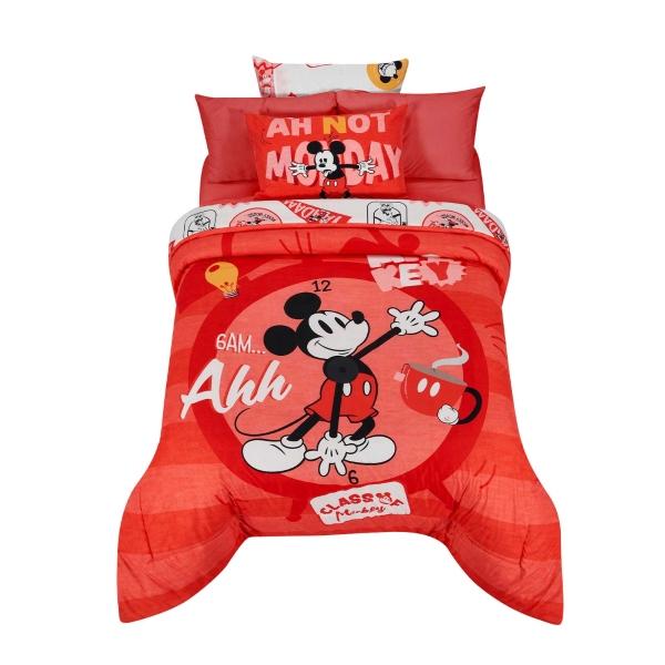 SET EDREDÓN DE MICROFIBRA MATRIMONIAL MICKEY MONDAY