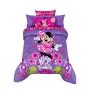 SET EDREDÓN DE MICROFIBRA MATRIMONIAL MINNIE KEEP