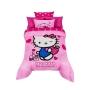 SET EDREDÓN DE MICROFIBRA MATRIMONIAL HELLO KITTY APPLE