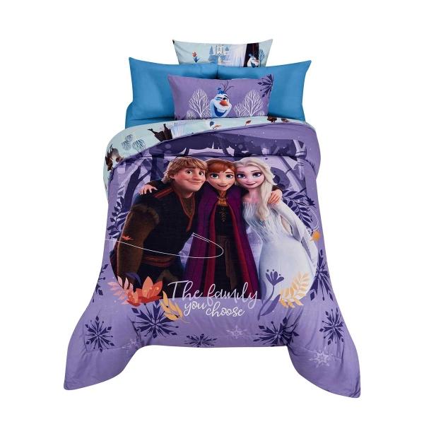 SET EDREDÓN DE MICROFIBRA MATRIMONIAL FROZEN COOL