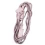 EXTENSION DOBLE TEJIDA SPT 2X16 2.5/.40M DOBLE 6C PLATA CON BCO