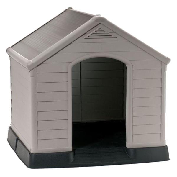 CASA PARA PERRO GRIS 95 x 99 x 99 CM