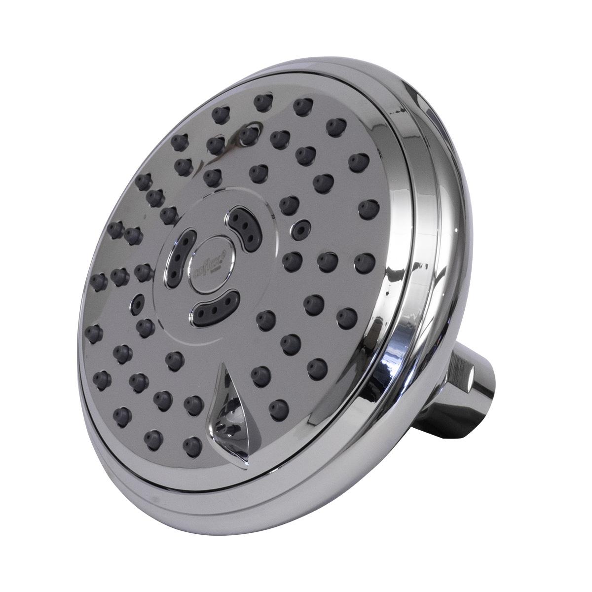 Regadera de masaje cromada presión media y alta