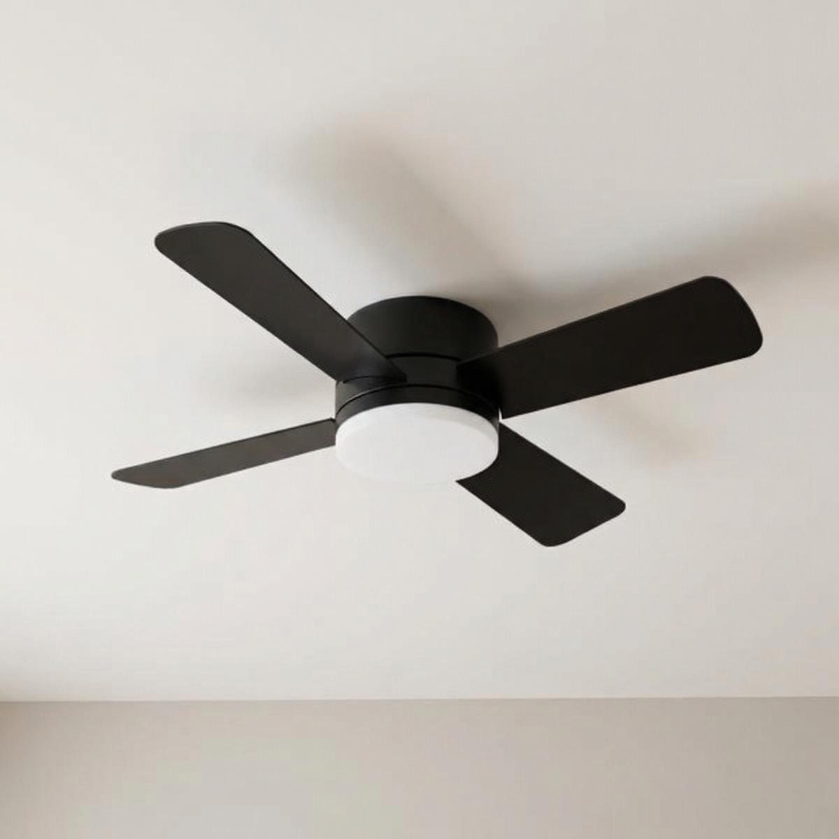 Socket fan ventilador enrroscable con luz negro