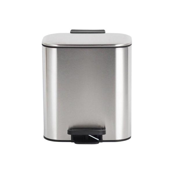 BOTE DE BASURA 6L CON PEDAL CIERRE LENTO