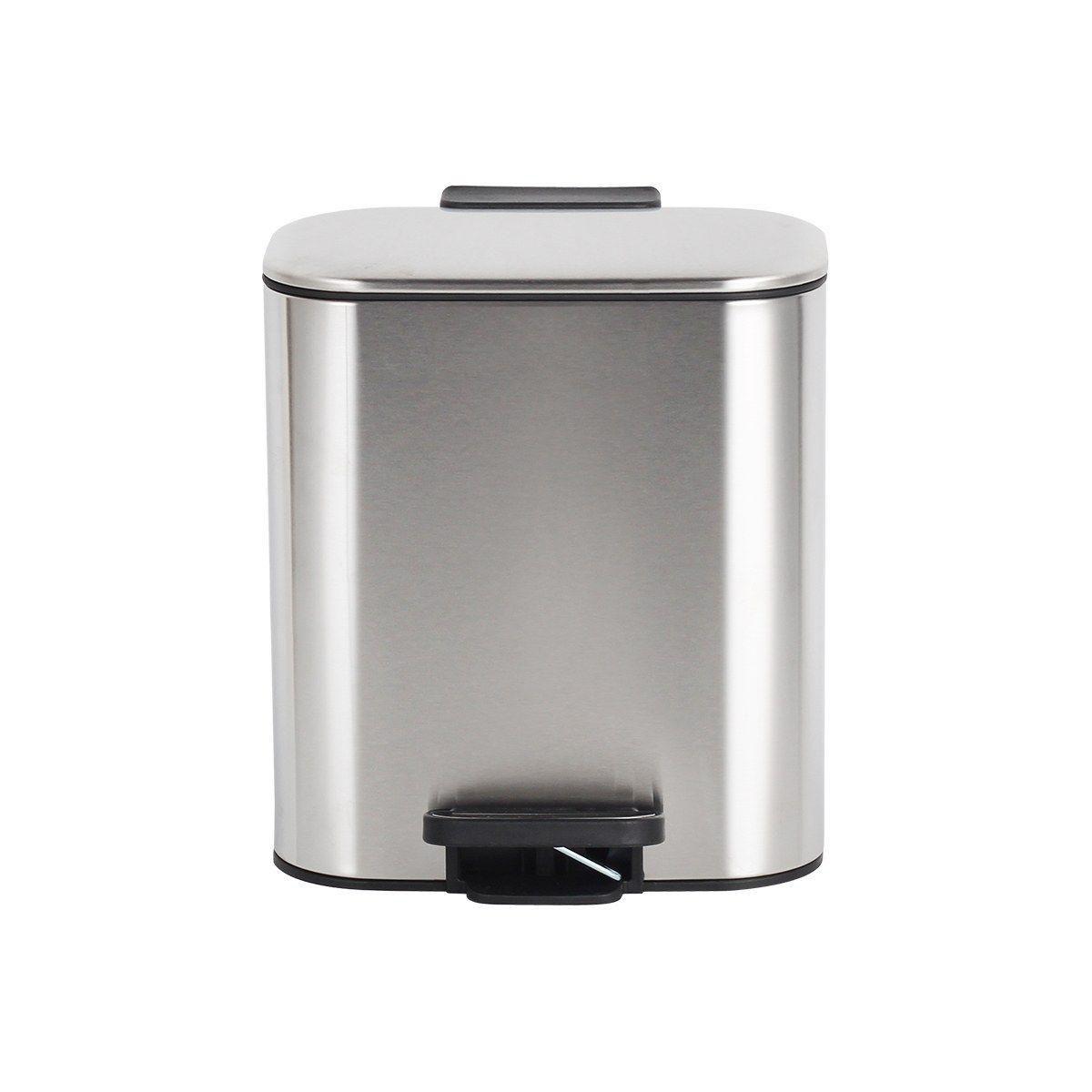 Bote de basura 6l con pedal cierre lento