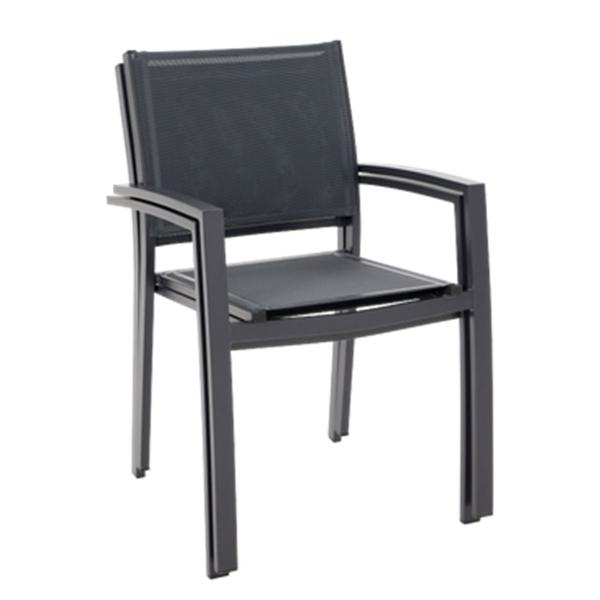 SILLA PARA EXTERIOR LYRA CON DESCANSABRAZOS