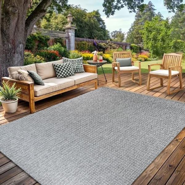 TAPETE ISIS PARA EXTERIOR 160 X 230 CM CAFÉ