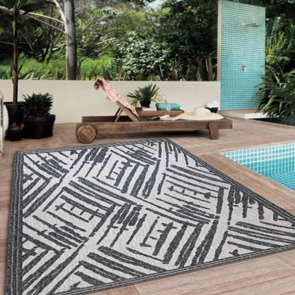 TAPETE ARIA PARA EXTERIOR 240 X 330 CM GRIS
