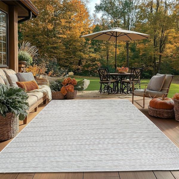 TAPETE NUBIA PARA EXTERIOR 240 X 330 CM CAFÉ