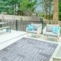 TAPETE TALAS PARA EXTERIOR 240 X 330 CM GRIS