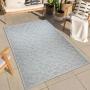 TAPETE TALA PARA EXTERIOR 160 X 230 CM GRIS