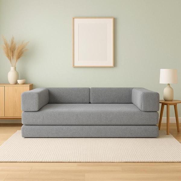 SOFÁ CAMA XILLY BED 100% ESPUMA GRIS