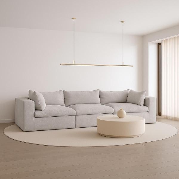 SALA SOFÁ COTTON 100% ESPUMA 3 PIEZAS ZINK