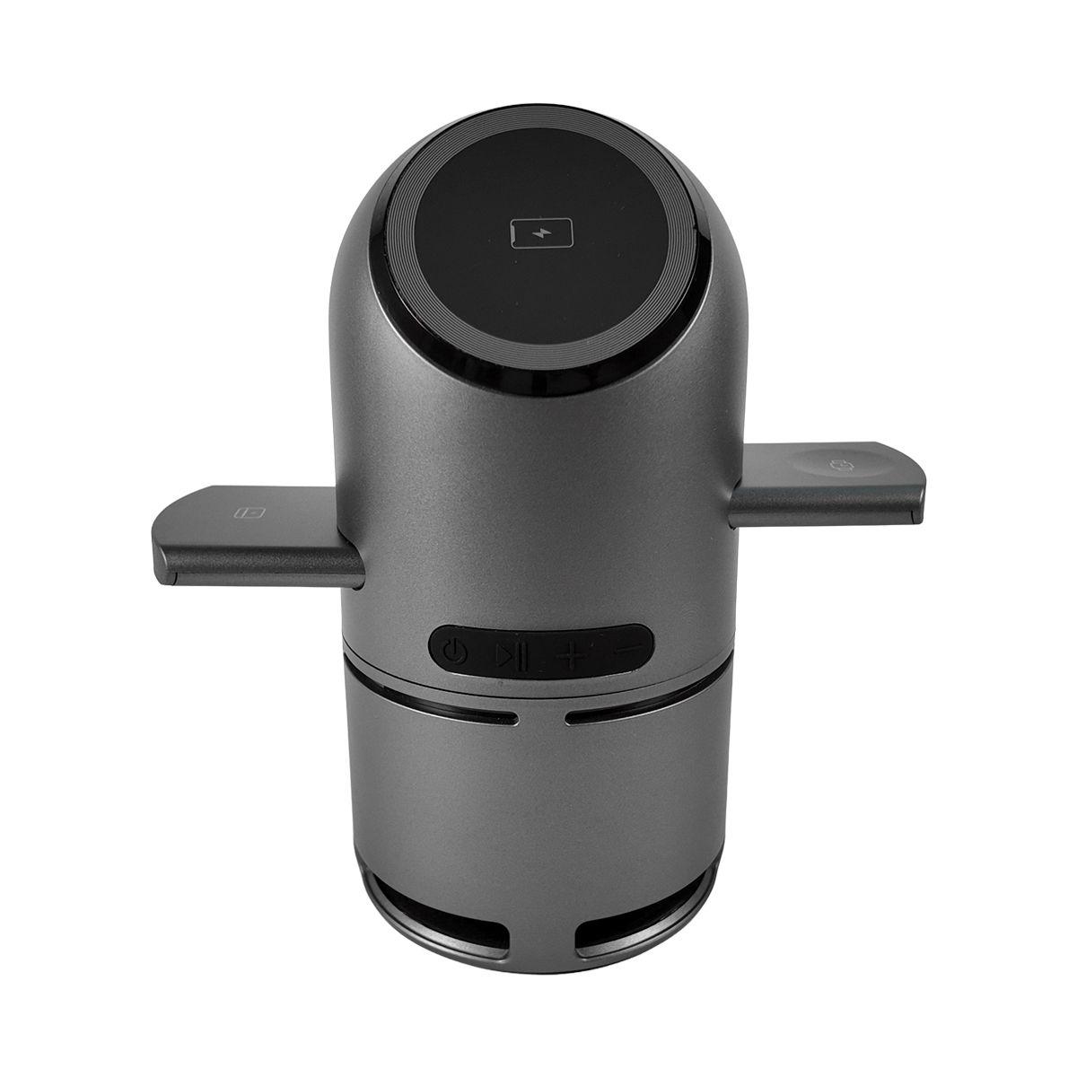 Cargador inalámbrico 3 en 1 con bocina