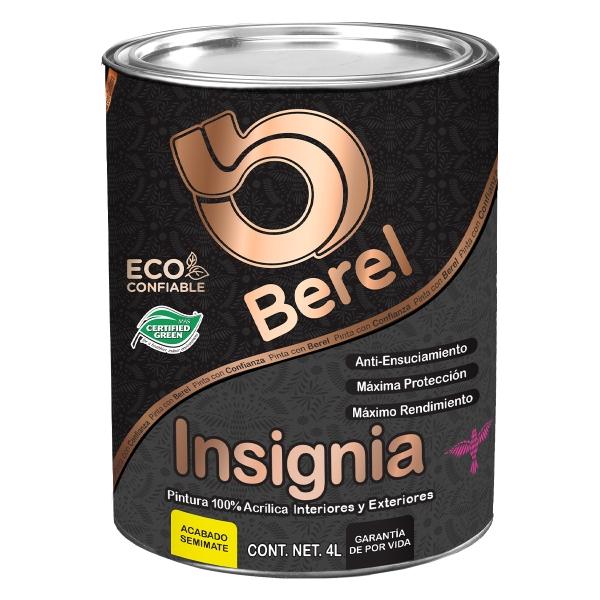 PINTURA 100% ACRÍLICA INSIGNIA BLANCO / PASTEL 4 LITROS