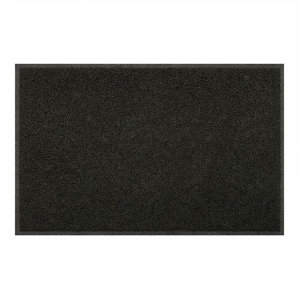 TAPETE DE ENTRADA CURLY NEGRO 45 X 75 CM