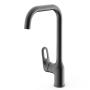MONOMANDO PARA COCINA KORAL NEGRO MATE LATÓN 37 X 19 X 4.8 CM