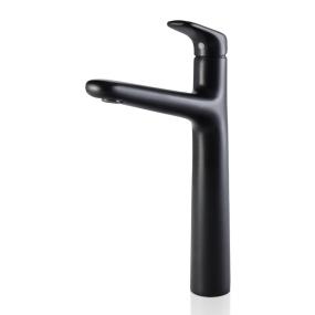 MONOMANDO ALTO LIQUID NEGRO MATE LATÓN 32.2 x 22.5 x 5.4 CM