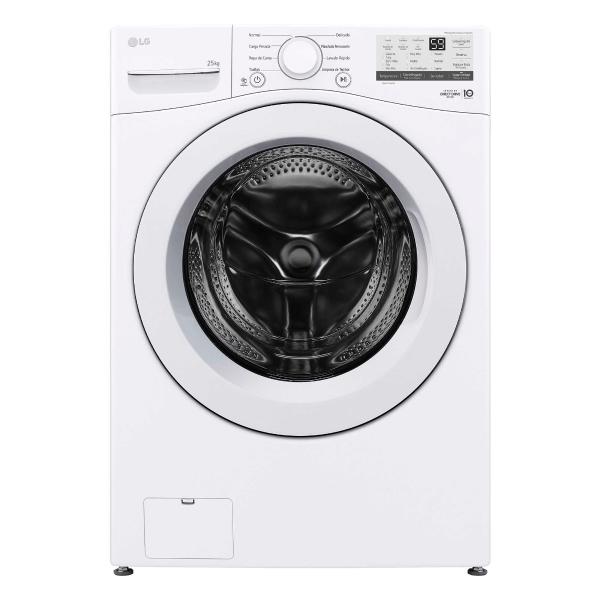 LAVADORA 25 KG CARGA FRONTAL INVERTER DIRECT DRIVE CON 6 MOTION DD BLANCO