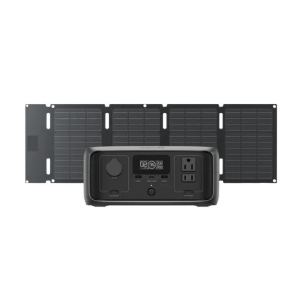 GENERADOR ELÉCTRICO SOLAR RIVER 3 268?WH 300?W + PANEL SOLAR PLEGABLE 45?W