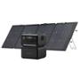 COMBO SOLAR PORTÁTIL ECOFLOW RIVER 3 MAX PLUS UPS (858WH) + PANEL SOLAR PLEGABLE DE 220W BIFACIAL - ENERGÍA LIMPIA PARA HOGAR, CAMPING Y EMERGENCIAS