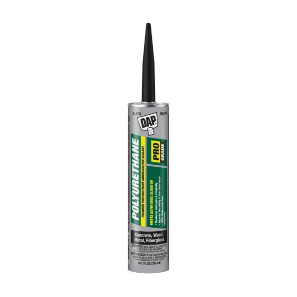 SELLADOR POLIURETANO NEGRO CARTUCHO 300 ML