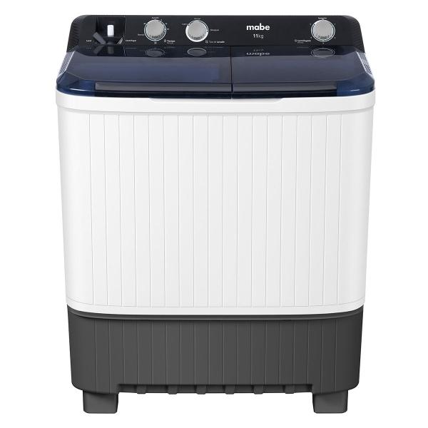 LAVADORA SEMIAUTOMÁTICA DOBLE TINA 11 KG BLANCA