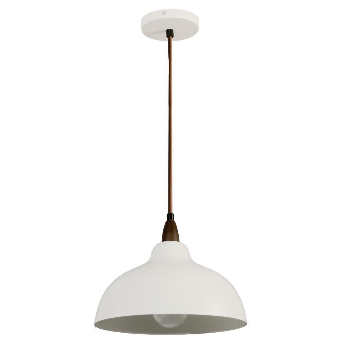 Lámpara colgante maxxi 8055 blanco 1 luz e27