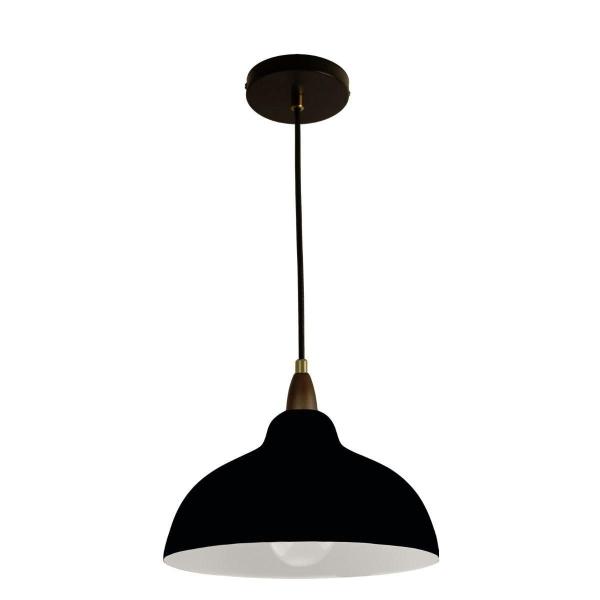 LÁMPARA COLGANTE MAXXI 8055 NEGRO 1 LUZ E27