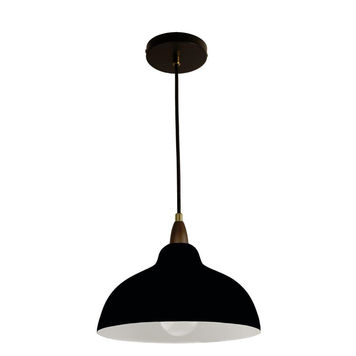 Lámpara colgante maxxi 8055 negro 1 luz e27